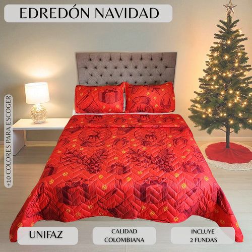 Edredon Unifaz Navidad